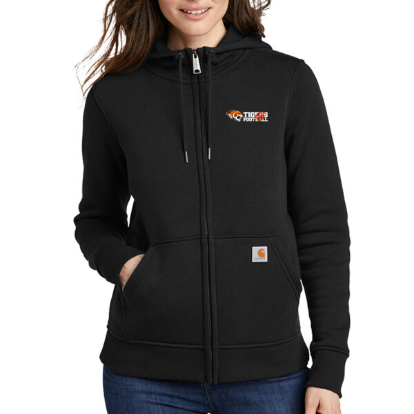 Tigers Football - Women's Clarksburg Full Zip Hoodie Thumbnail