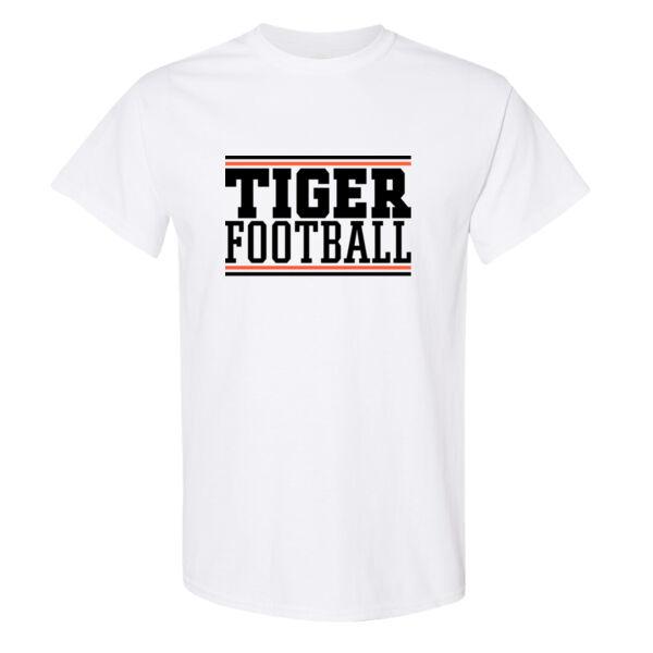 Tiger Football - Heavy Cotton™ T-Shirt Thumbnail