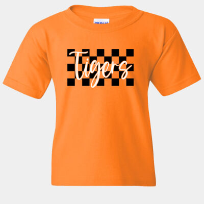 Tigers Checkered - Heavy Cotton™ Youth T-Shirt Thumbnail