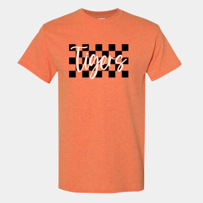 Tigers Checkered - Heavy Cotton™ T-Shirt Thumbnail