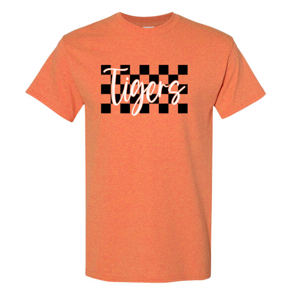 Tigers Checkered - Heavy Cotton™ T-Shirt Thumbnail