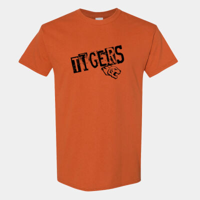 TIGERS Grunge Letters - Heavy Cotton™ T-Shirt Thumbnail