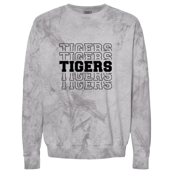 TIGERS TIGERS TIGERS - Unisex Colorblast™ Crewneck Sweatshirt Thumbnail