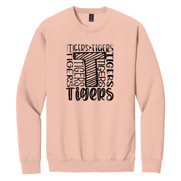 Tigers Fun - Softstyle ® Crewneck Sweatshirt Thumbnail