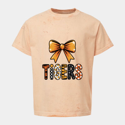 Tigers Bow - Youth Colorblast™ Heavyweight T-Shirt Thumbnail