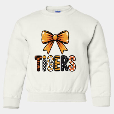 Tigers Bow - Heavy Blend™ Youth Sweatshirt Thumbnail