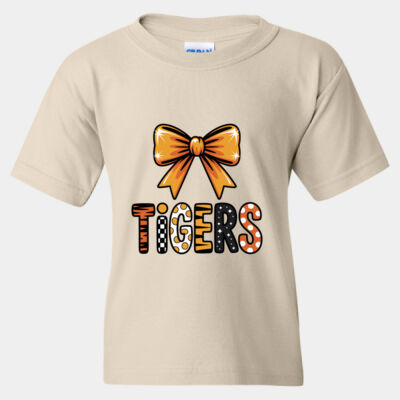 Tigers Bow - Heavy Cotton™ Youth T-Shirt Thumbnail
