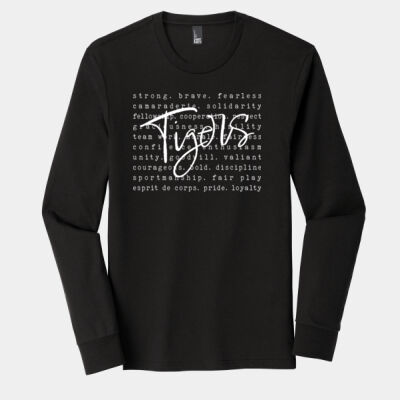 Tigers TEXT - Perfect Tri ® Long Sleeve Tee Thumbnail