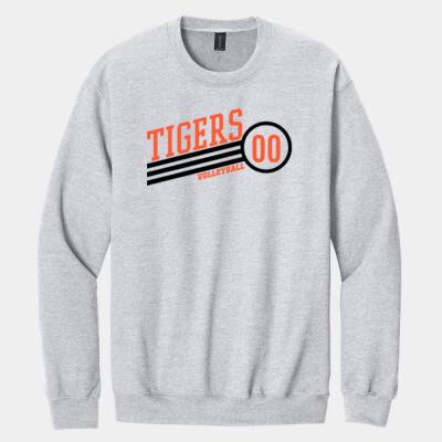 Tigers Volleyball Custom NUMBER Soft Crew Thumbnail