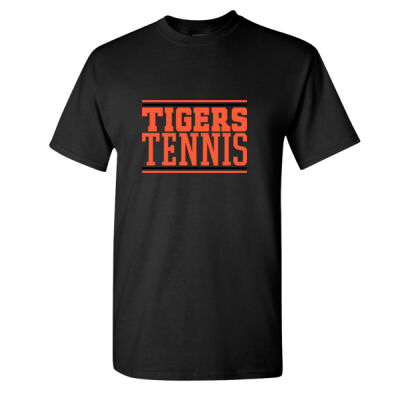 Tigers Tennis Line  - Heavy Cotton™ T-Shirt Thumbnail