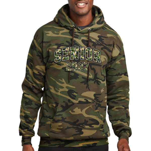 Senior 2027 Camo Hoodie Thumbnail