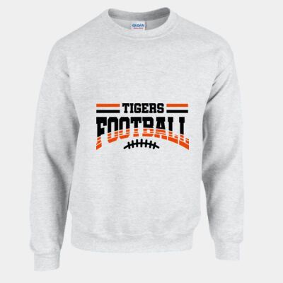 Tigers Football Laces  - Heavy Blend™ Crewneck Sweatshirt Thumbnail