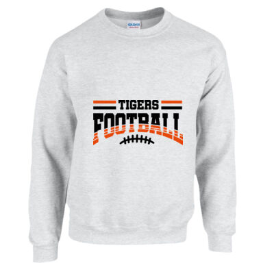 Tigers Football Laces  - Heavy Blend™ Crewneck Sweatshirt Thumbnail