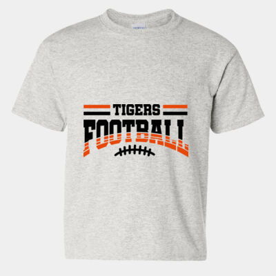 Tigers Football Laces  - Heavy Cotton™ Youth T-Shirt Thumbnail