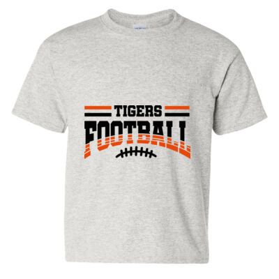 Tigers Football Laces  - Heavy Cotton™ Youth T-Shirt Thumbnail