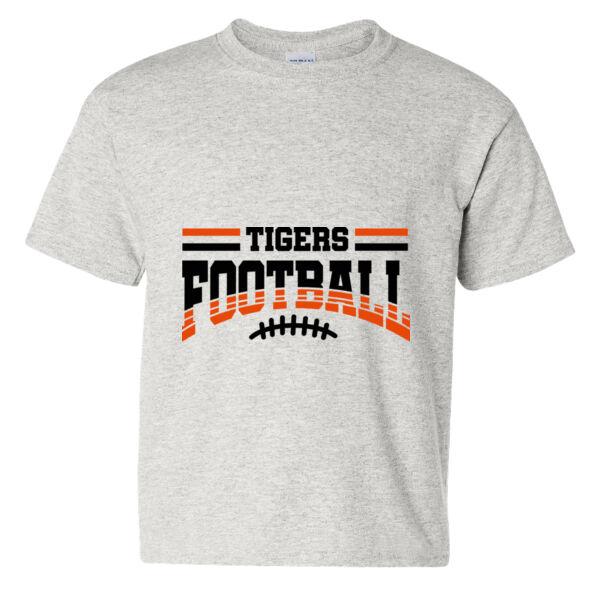 Tigers Football Laces  - Heavy Cotton™ Youth T-Shirt Thumbnail