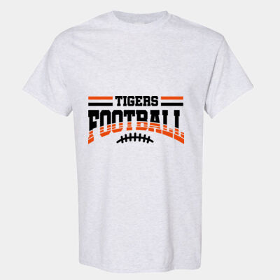 Tigers Football Laces  - Heavy Cotton™ T-Shirt Thumbnail