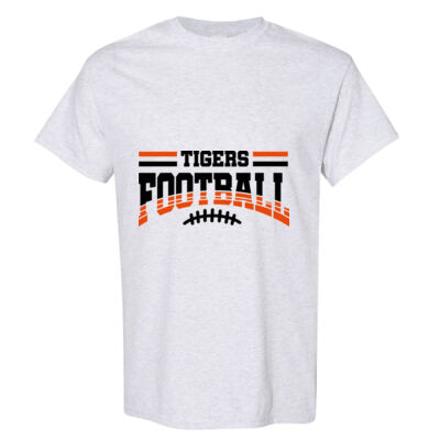 Tigers Football Laces  - Heavy Cotton™ T-Shirt Thumbnail
