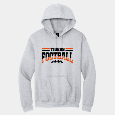 Tigers Football Laces  - Heavy Blend Hooded Sweatshirt Thumbnail