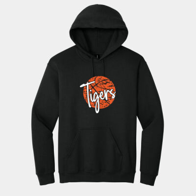 Distressed Tigers Basketball Hoodie Thumbnail