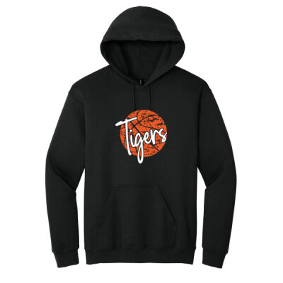 Distressed Tigers Basketball Hoodie Thumbnail