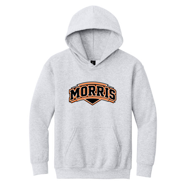 Morris Varsity Hoodie - Youth Heavy Blend Hooded Sweatshirt Thumbnail