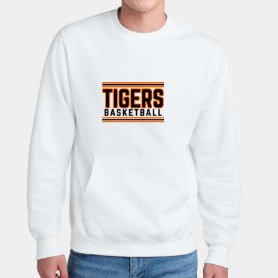 Tiger Basketball Line - Core Fleece Crewneck Pocket Sweatshirt Thumbnail